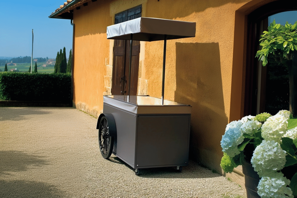 carrello mobile per alimenti